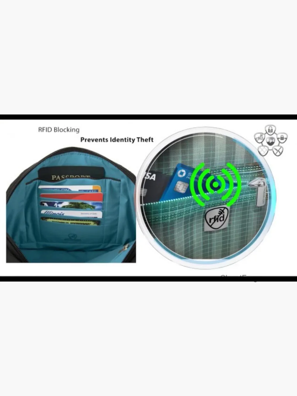 Anti-Theft Messenger Bag with RFID Blocking & Slash-Resistant Straps